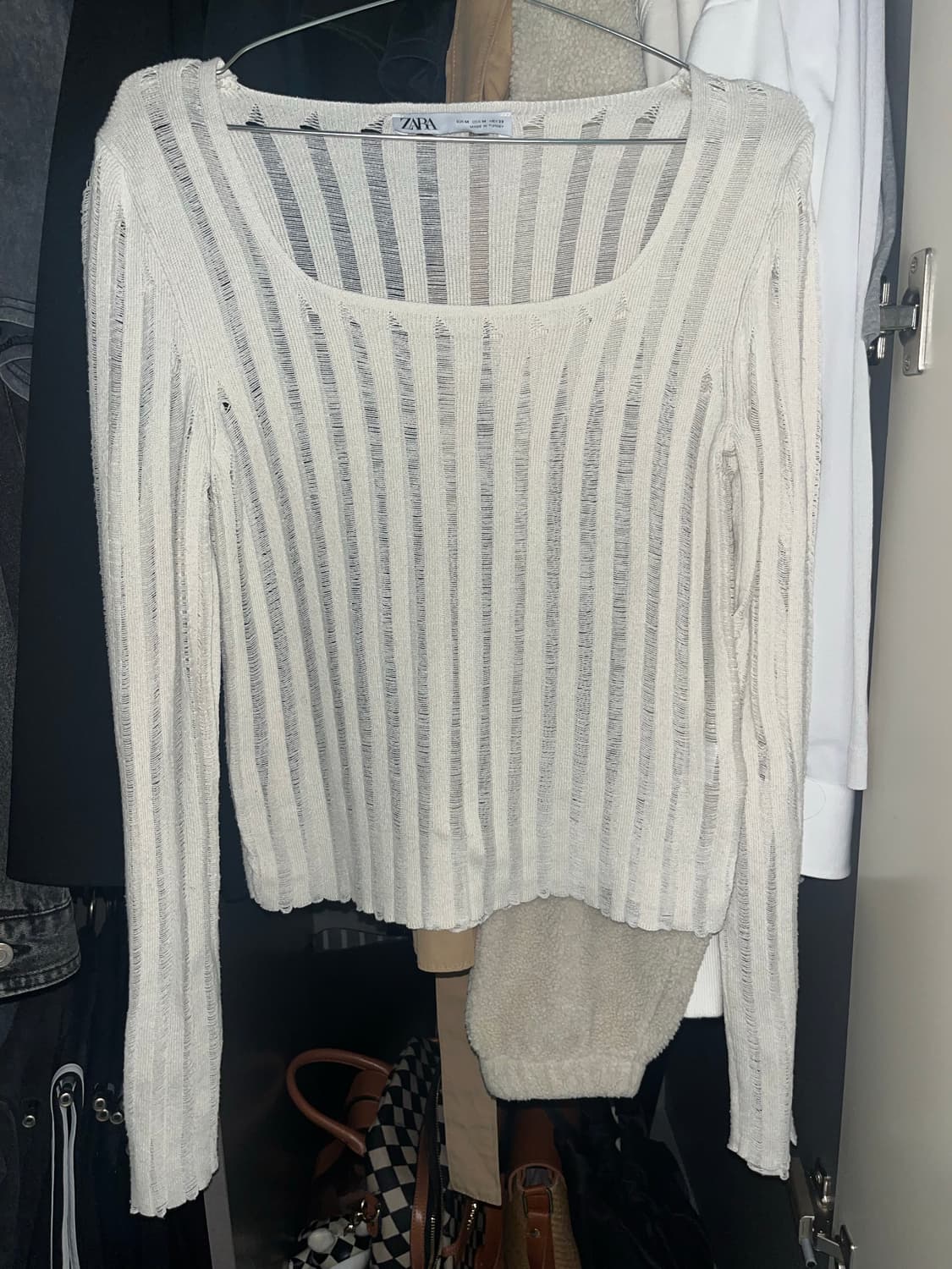 Zara 아이보리 니트 M 상품이미지1