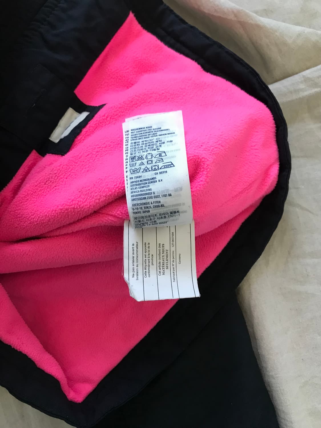 아베크롬비 자수로고 블랙 헤비 자켓 상품이미지10