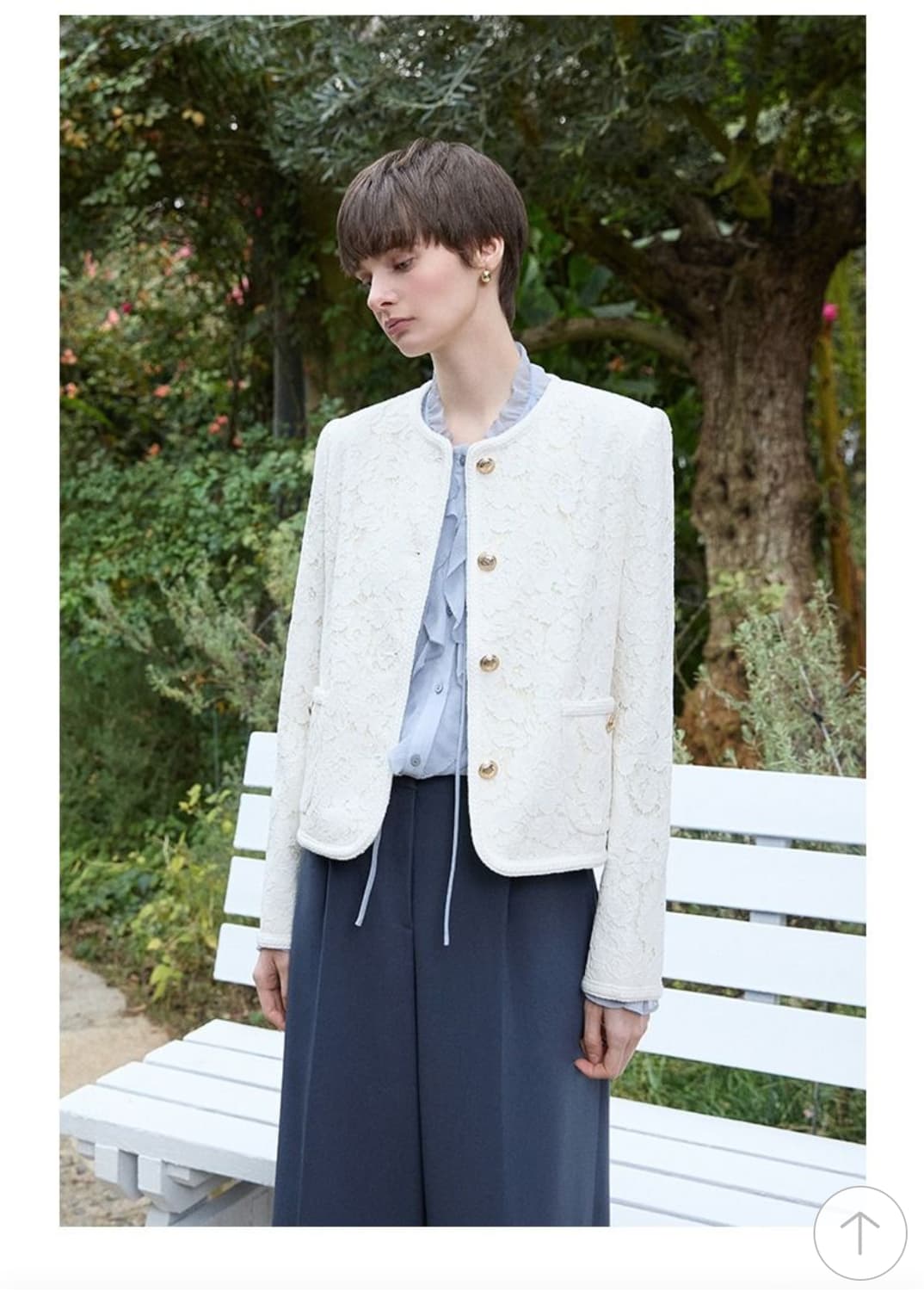 칼라거펠트 2025년 트위드자켓 새옷 상품이미지4