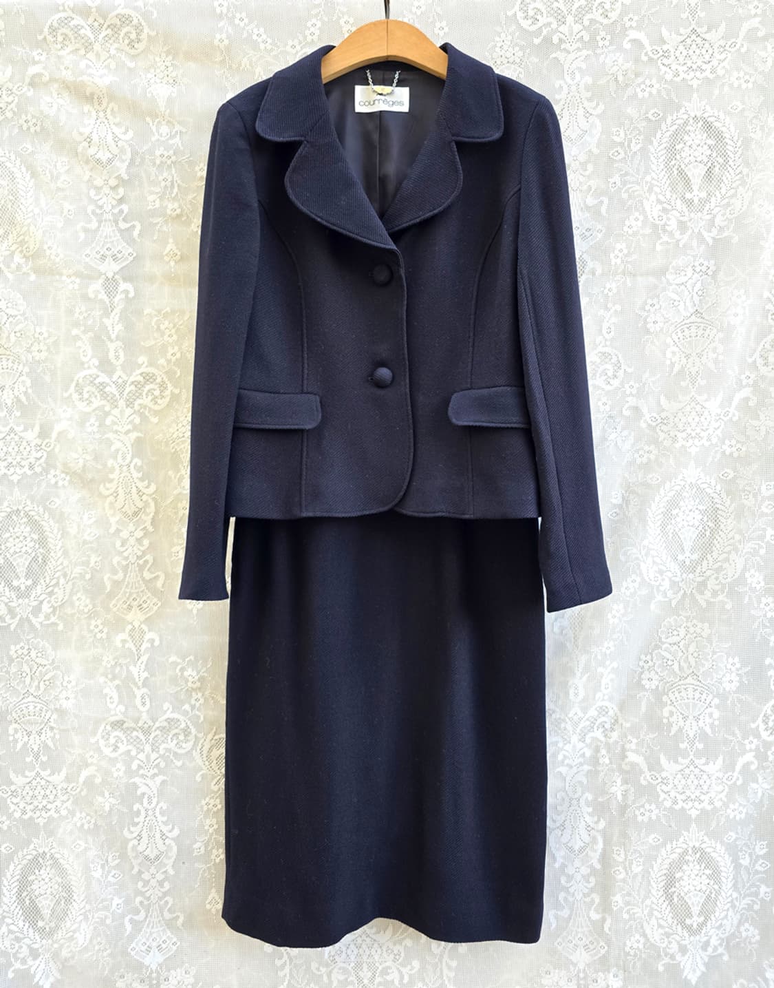 꾸레쥬 울 셋업 (made in japan) 상품이미지8