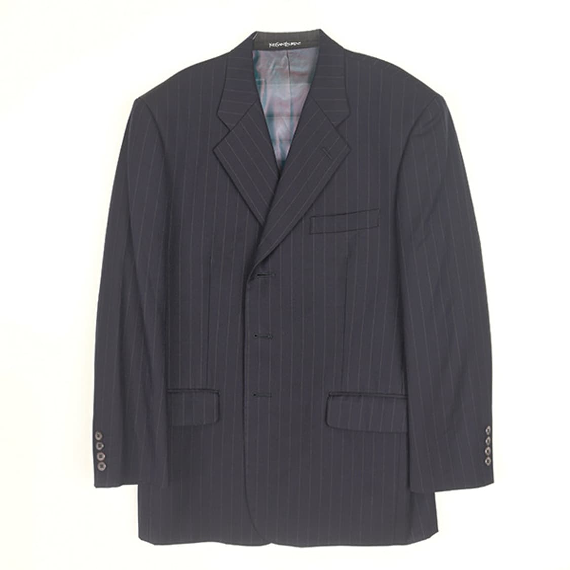 입생로랑 90s 스트라이프 싱글 블레이저 M 상품이미지1