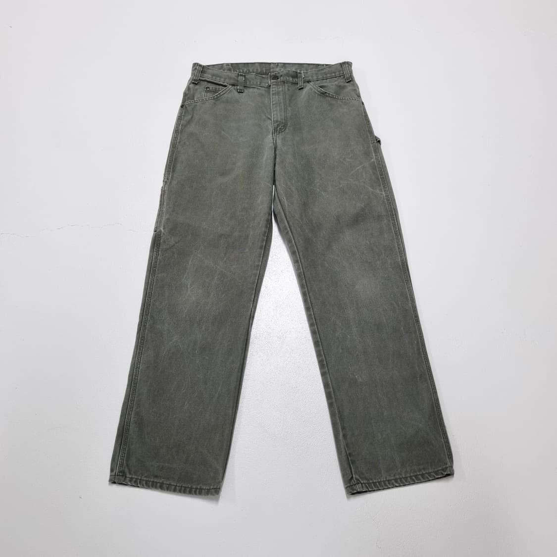 빈티지 올드 디키즈 카펜더 팬츠 모스그린 - 34   상품이미지3