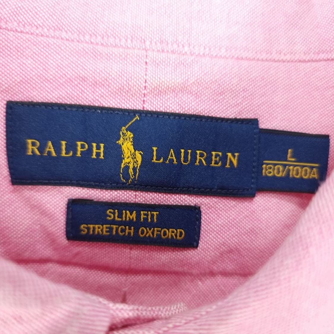 [폴로 랄프로렌 ]슬림핏 포니 자수 옥스포드 셔츠 핑크 M20097 상품이미지9
