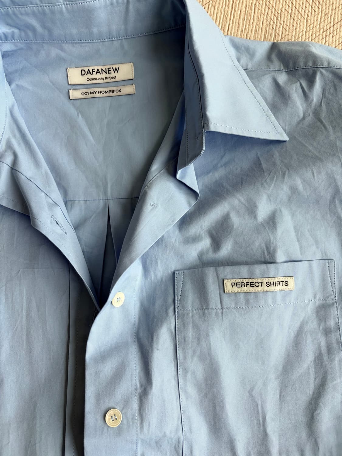 데일리패션뉴스x마이홈식 콜라보 PERFECT Shirts 상품이미지6