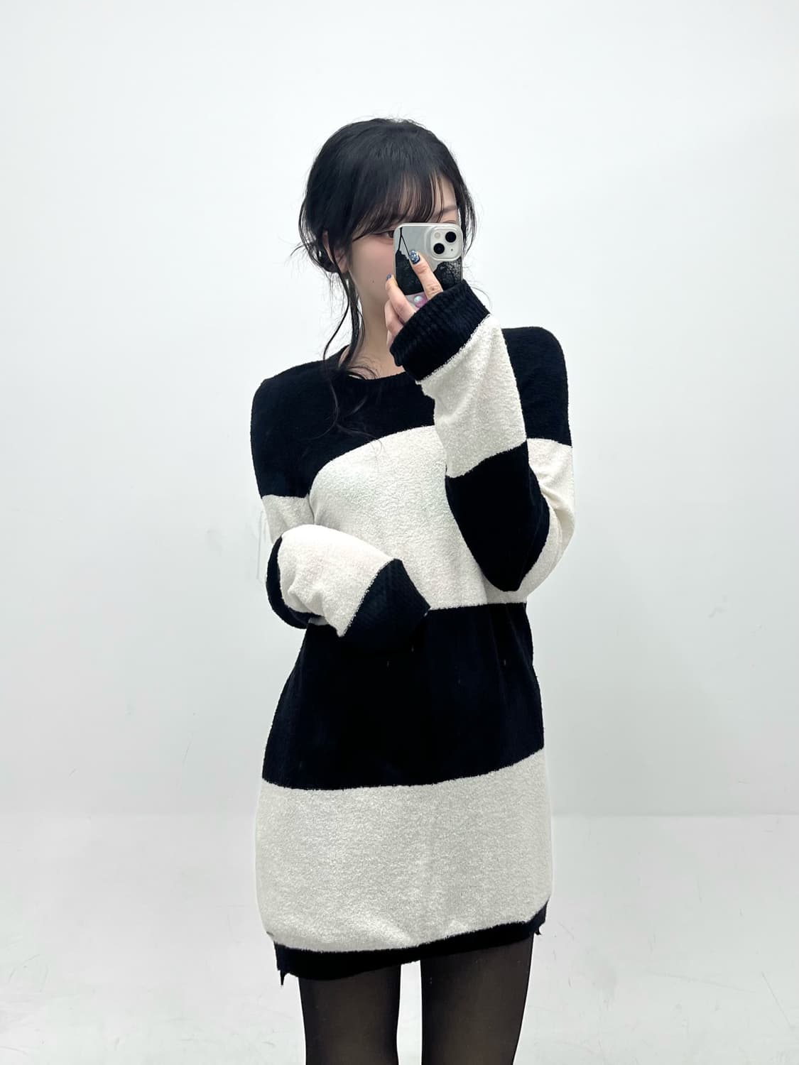 DIESEL 스트라이프 니트 원피스 상품이미지1