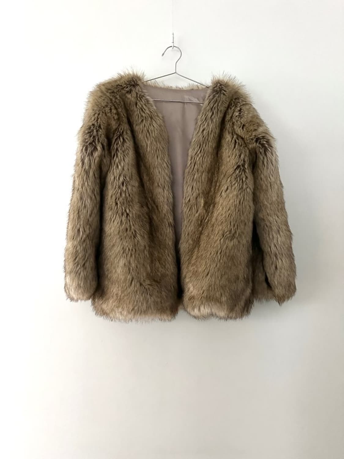 Moca fur jacket / brown 상품이미지5