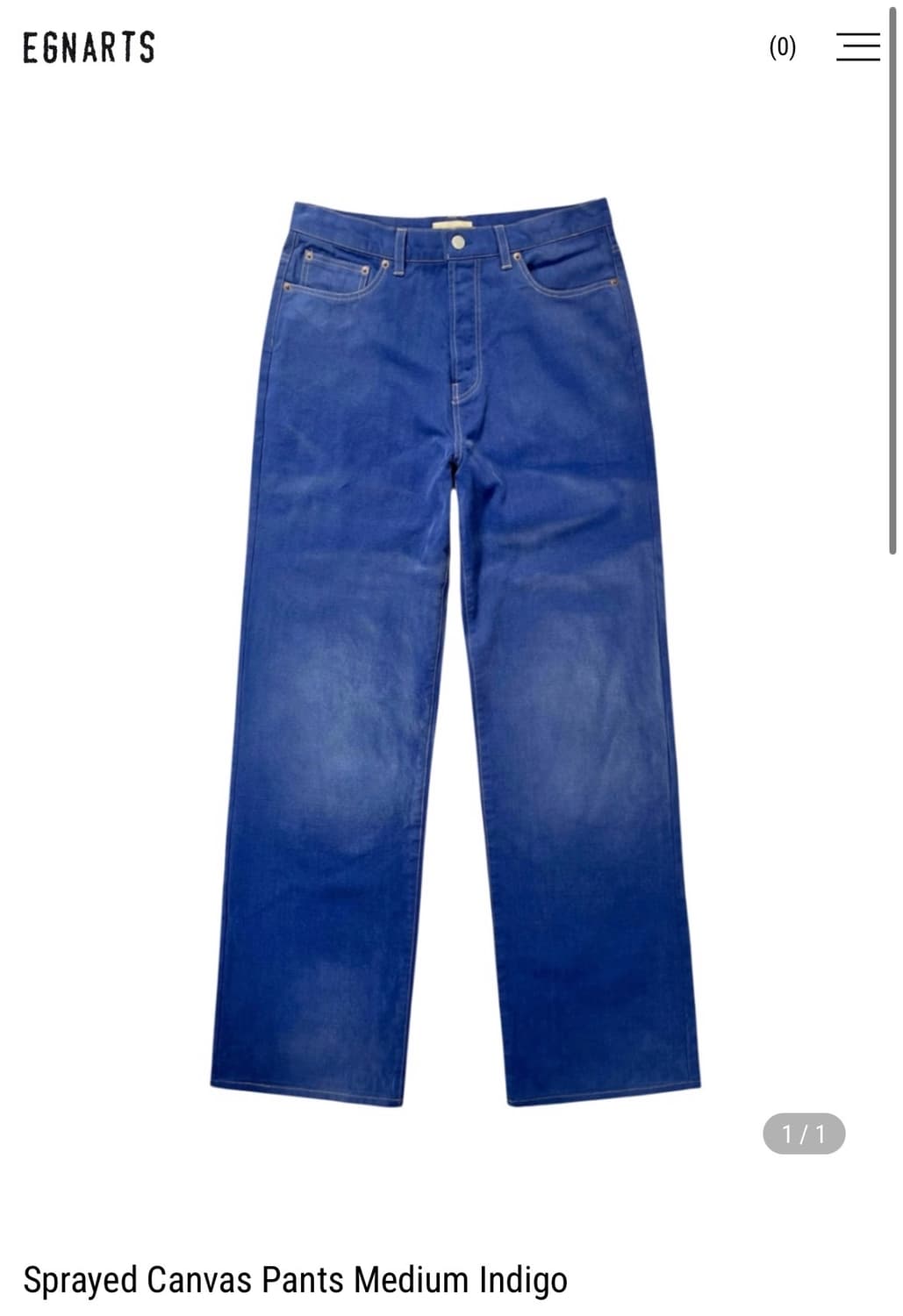 이지앤아트 Sprayed Canvas Pants  상품이미지1