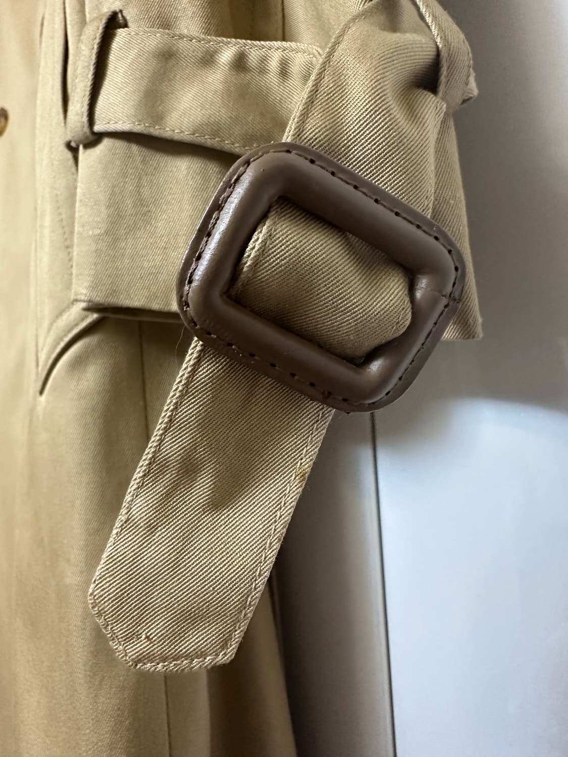 한섬시스템SYSTEM 베이지 트렌치 코트 상품이미지7