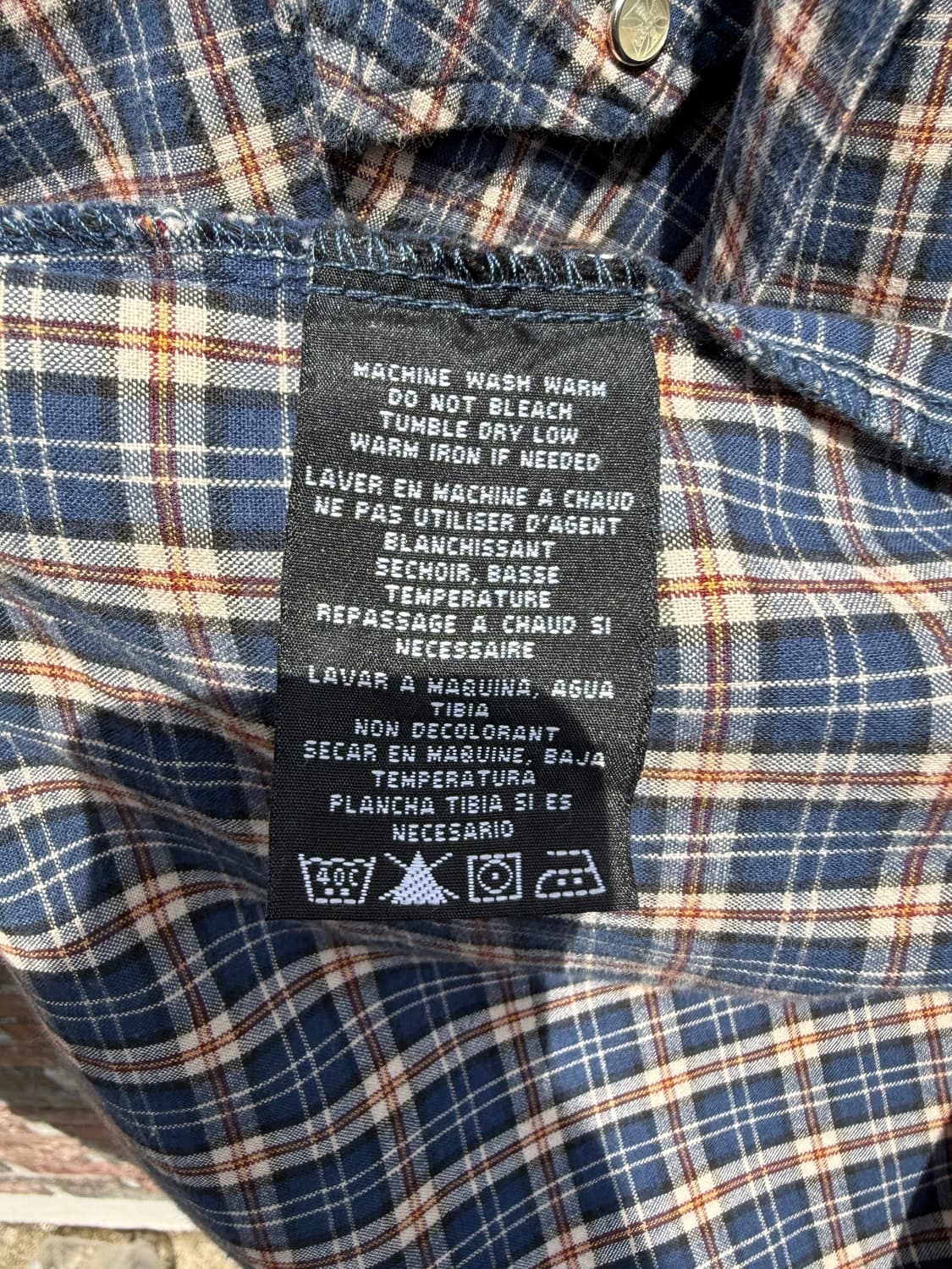 웨스트코스트차퍼스 00s 아이언크로스 웨스턴 플란넬 셔츠 상품이미지9