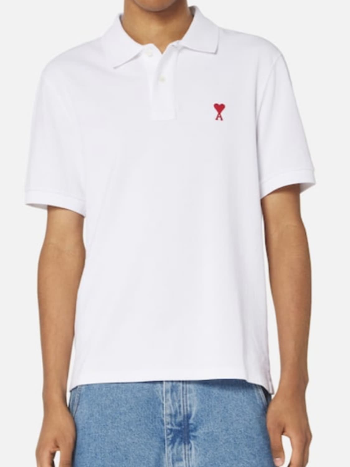 아미 하트로고 반팔 카라티 상품이미지5