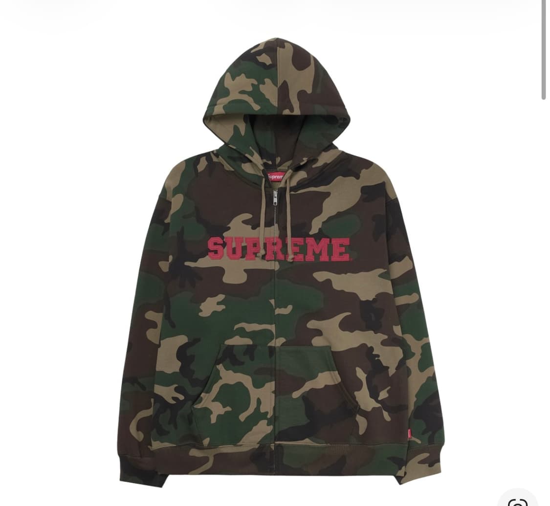 [구해요]슈프림 컬리지에이트 아플리케 집업 카모 25FW 상품이미지1