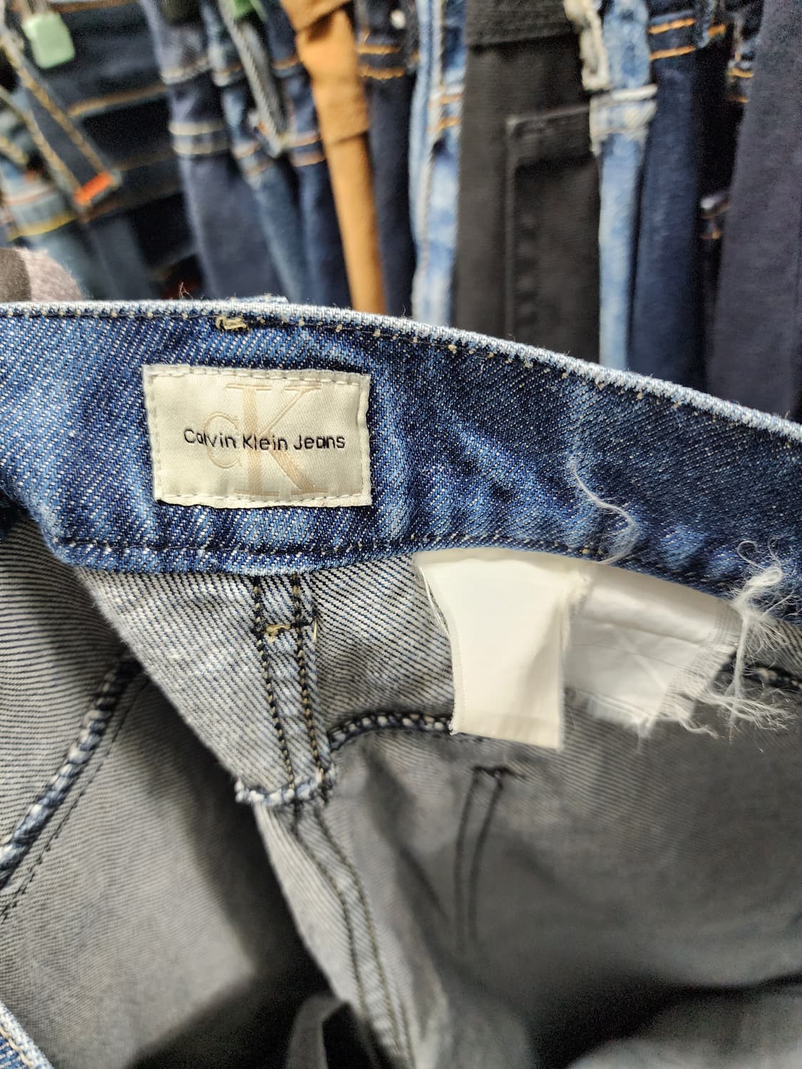 90s 캘빈클라인 빈티지 데님 청바지 상품이미지4