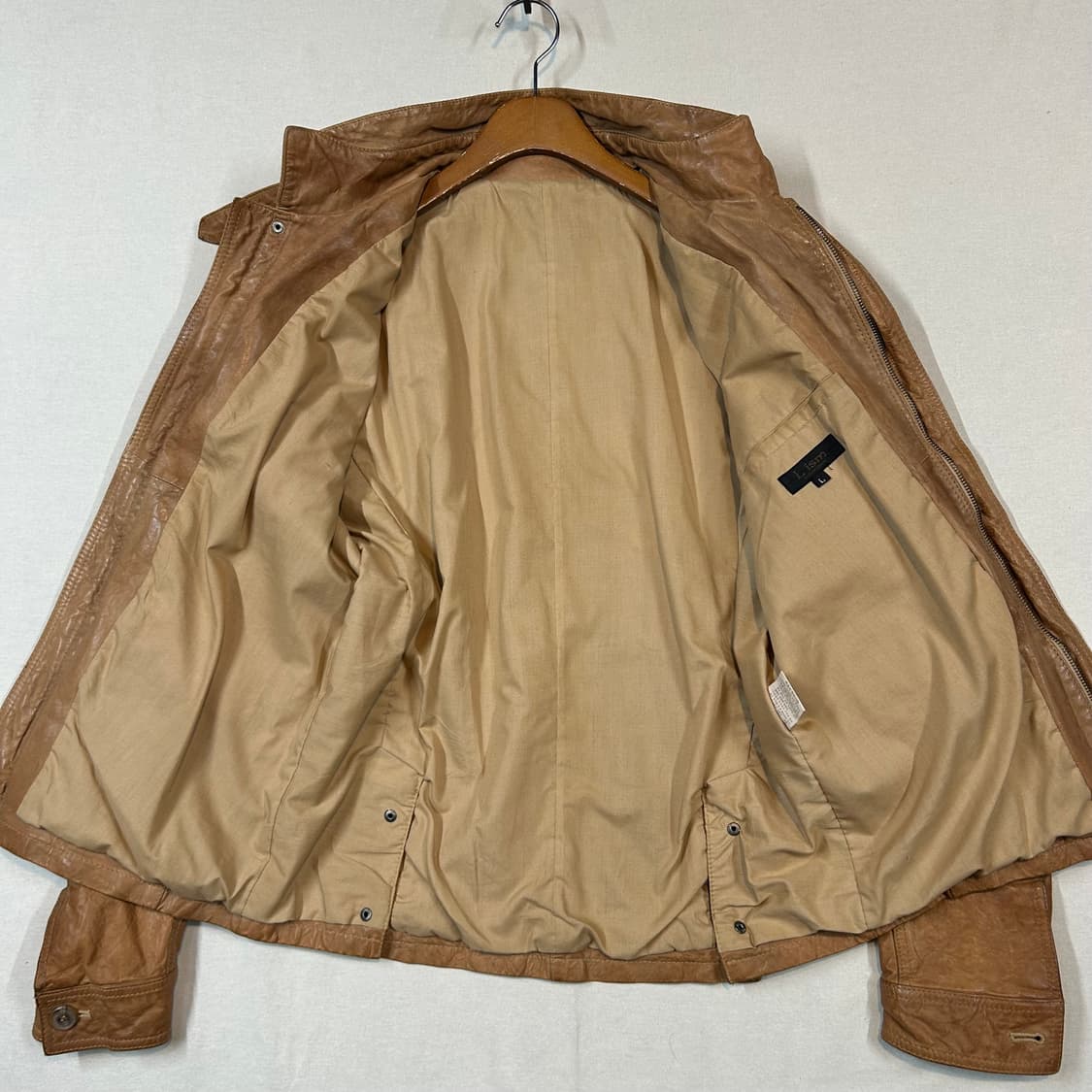 L) Lism 멀티 포켓 램스킨 레더 양가죽 자켓 상품이미지6