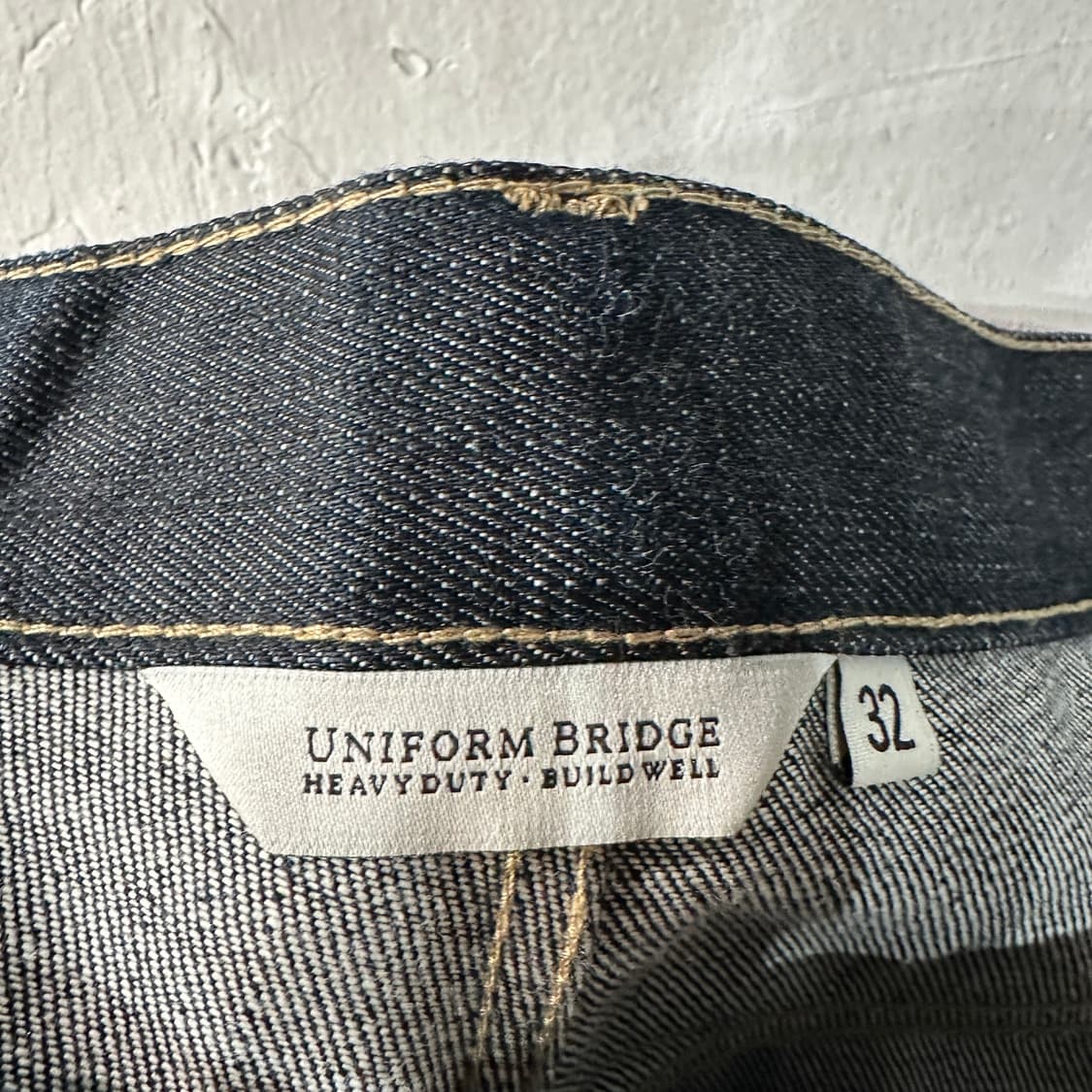 유니폼브릿지 셀비지 데님 청바지 32 상품이미지4