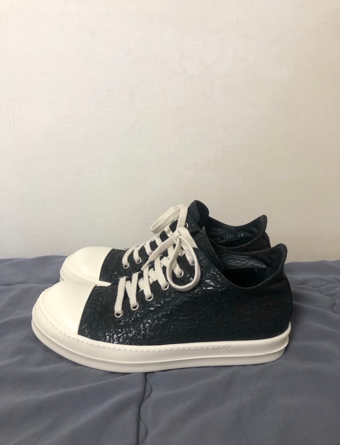 18FW 릭오웬스 라몬즈 로우 릭컨 40사이즈 상품이미지4