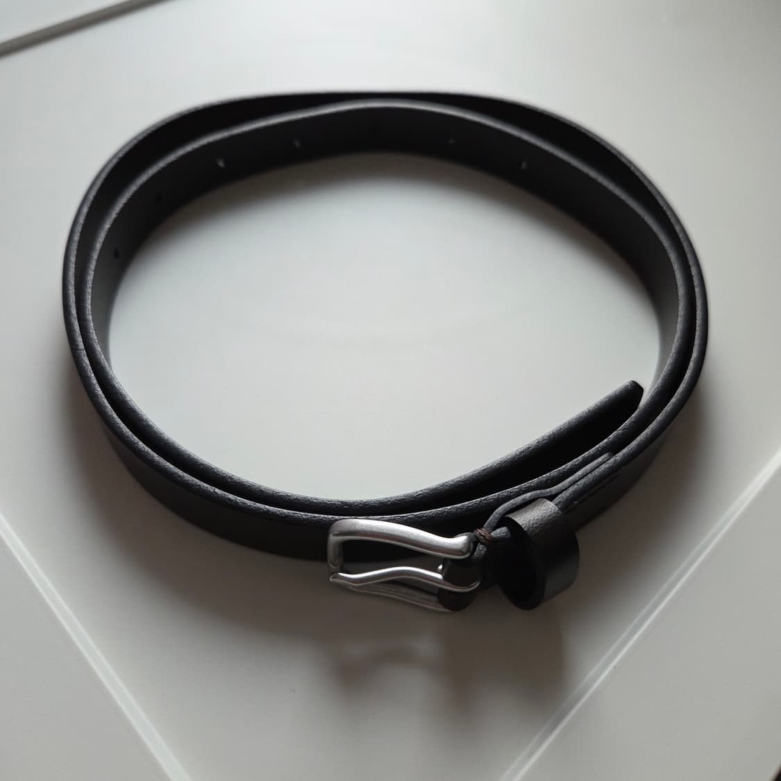 유니클로U 내로우 롱 벨트 브라운 L사이즈 상품이미지1