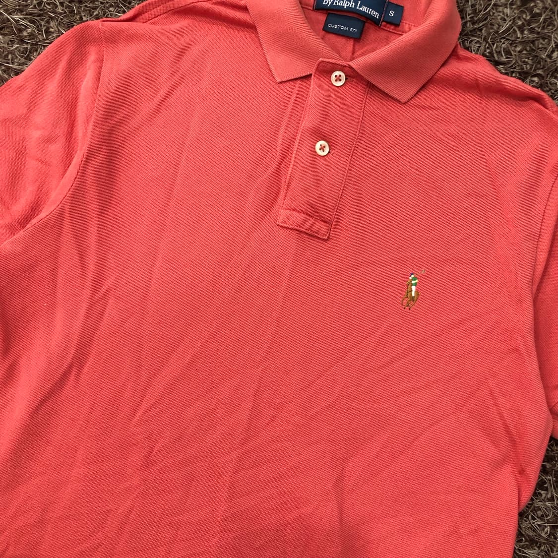 폴로 랄프로렌 포니 핑크 카라 PK 반팔 티셔츠 상품이미지2