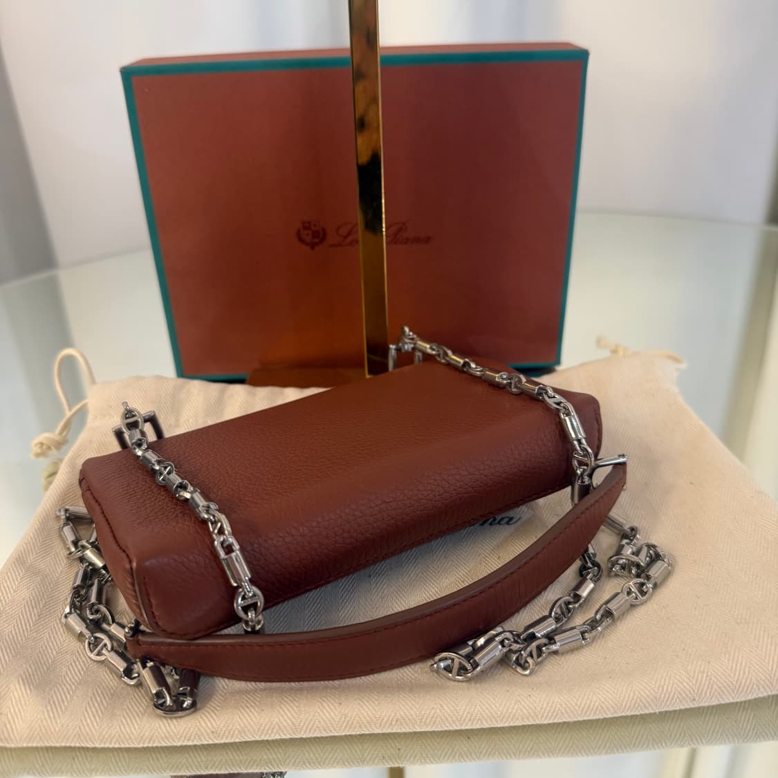 로로피아나 엑스트라 포켓 미니 파우치 숄더 크로스백  상품이미지8