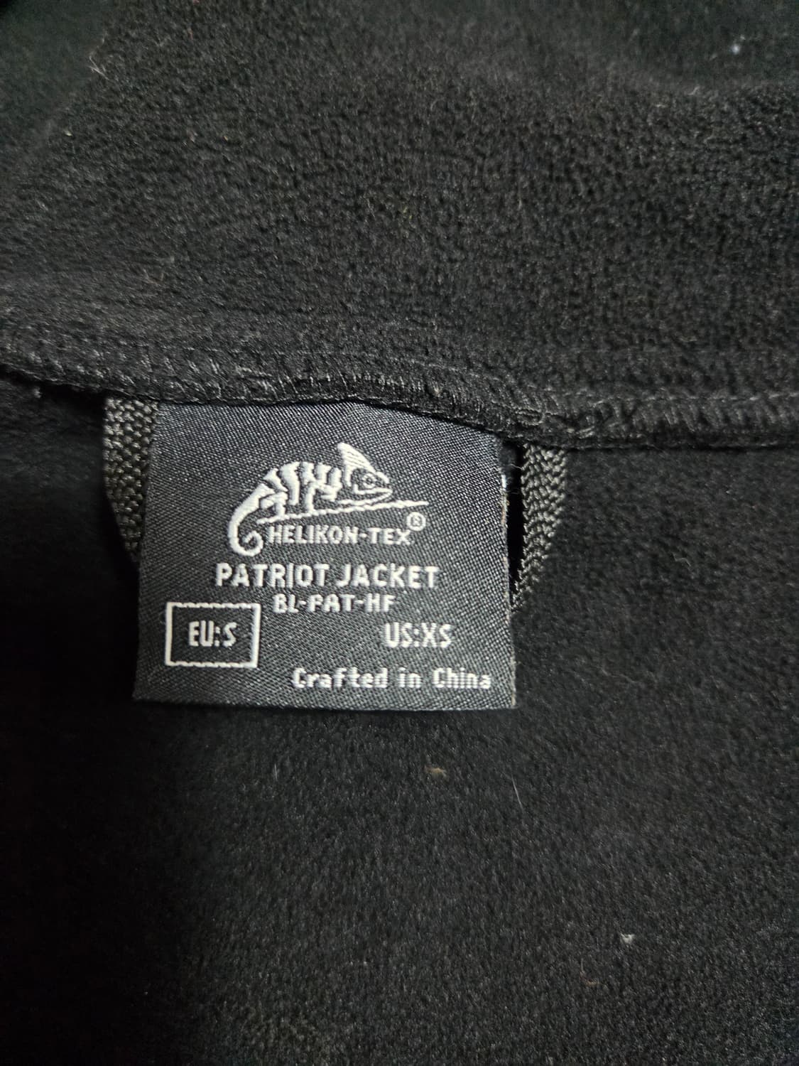헬리콘텍스(Helikon-Tex) 패트리어트 헤비 플리스 자켓 블랙 상품이미지4