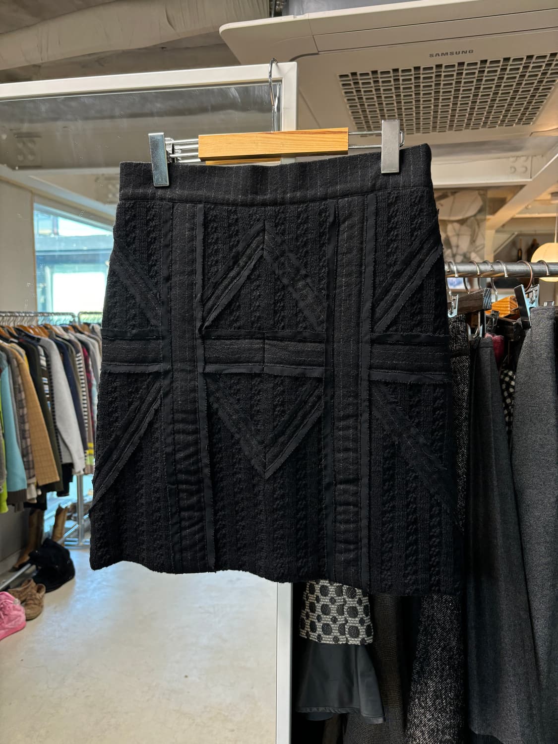 아츠로 타야마 유니언잭 울 스커트 상품이미지3