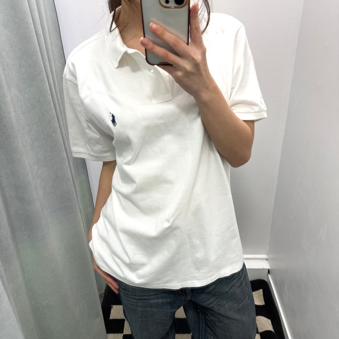 폴로 화이트 pk 반팔 티셔츠 상품이미지2