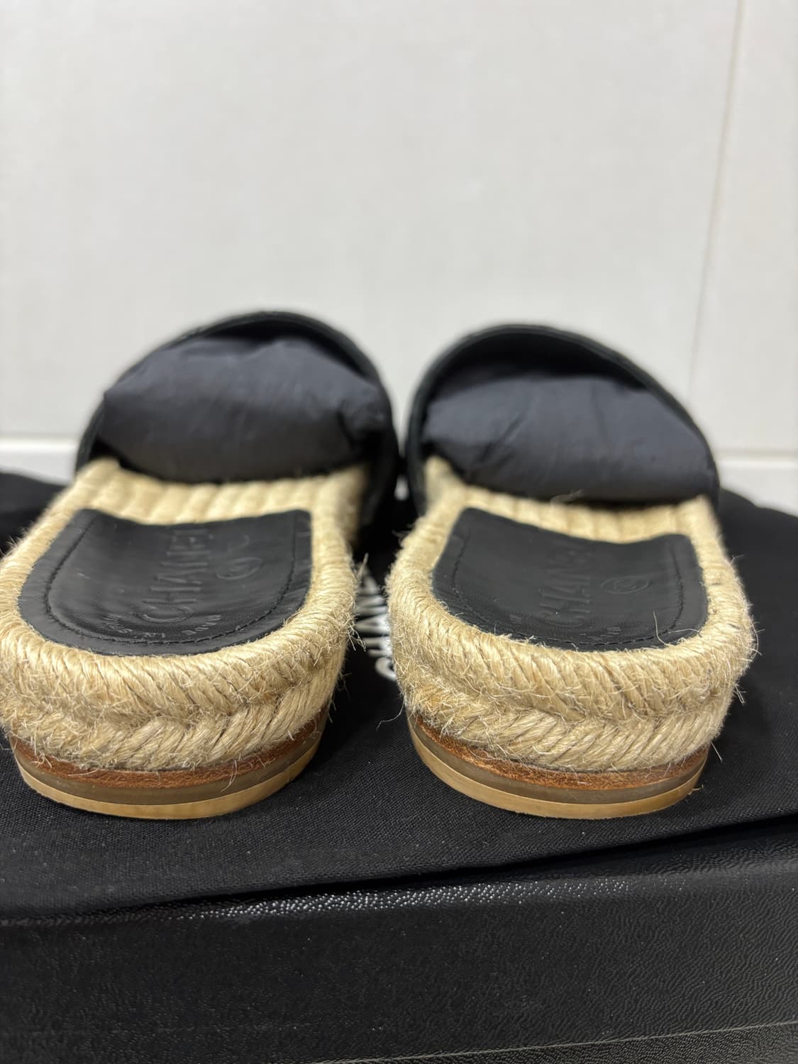 정품)샤넬 에스파듀 뮬 상품이미지4