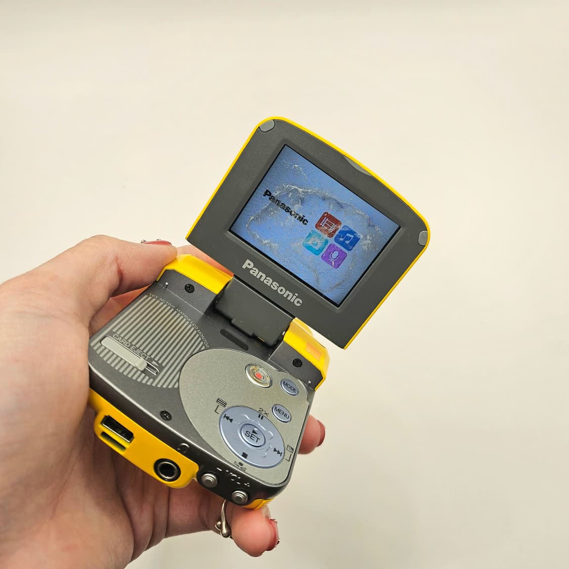 옐로우 파나소닉 디스냅 SV-AV30 /빈티지 디카 상품이미지2