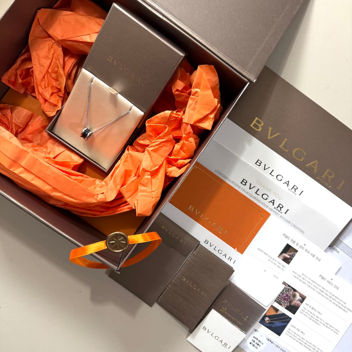 [정품/당일출고]불가리 세이브더칠드런 목걸이 상품이미지2