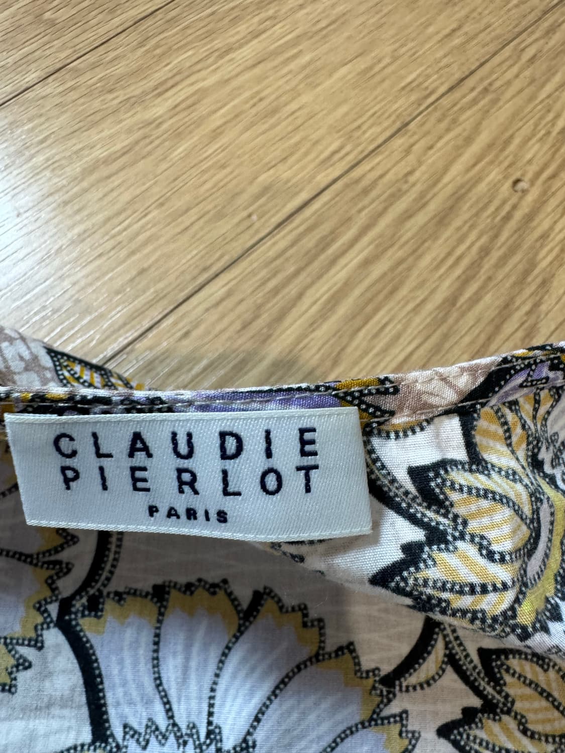 claudie pierlot 끌로디피에로 랩 블라우스 상품이미지3