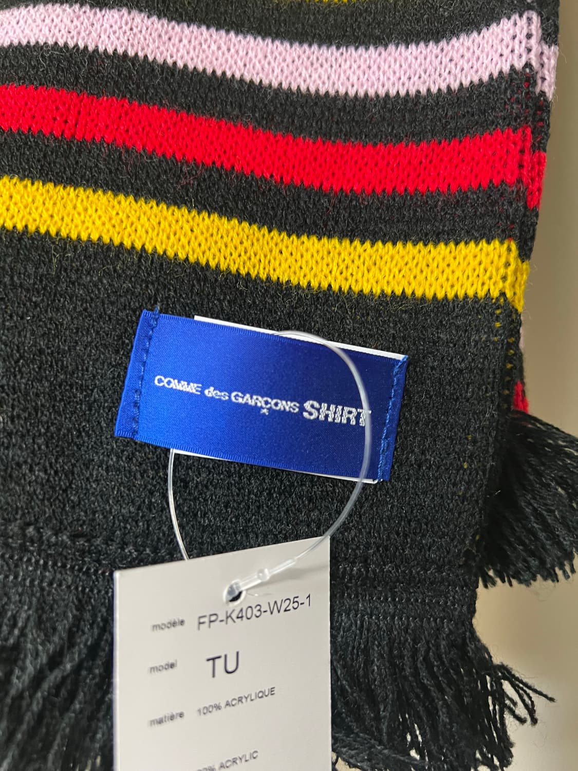 꼼데가르송 셔츠 머플러 상품이미지4