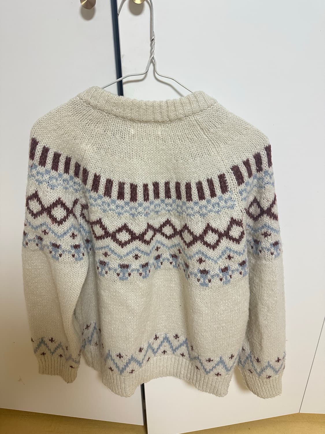 허밍니트 노르딕니트 니트가디건 멍텅구리가디건 빈티지가디건 패턴가디건 상품이미지2