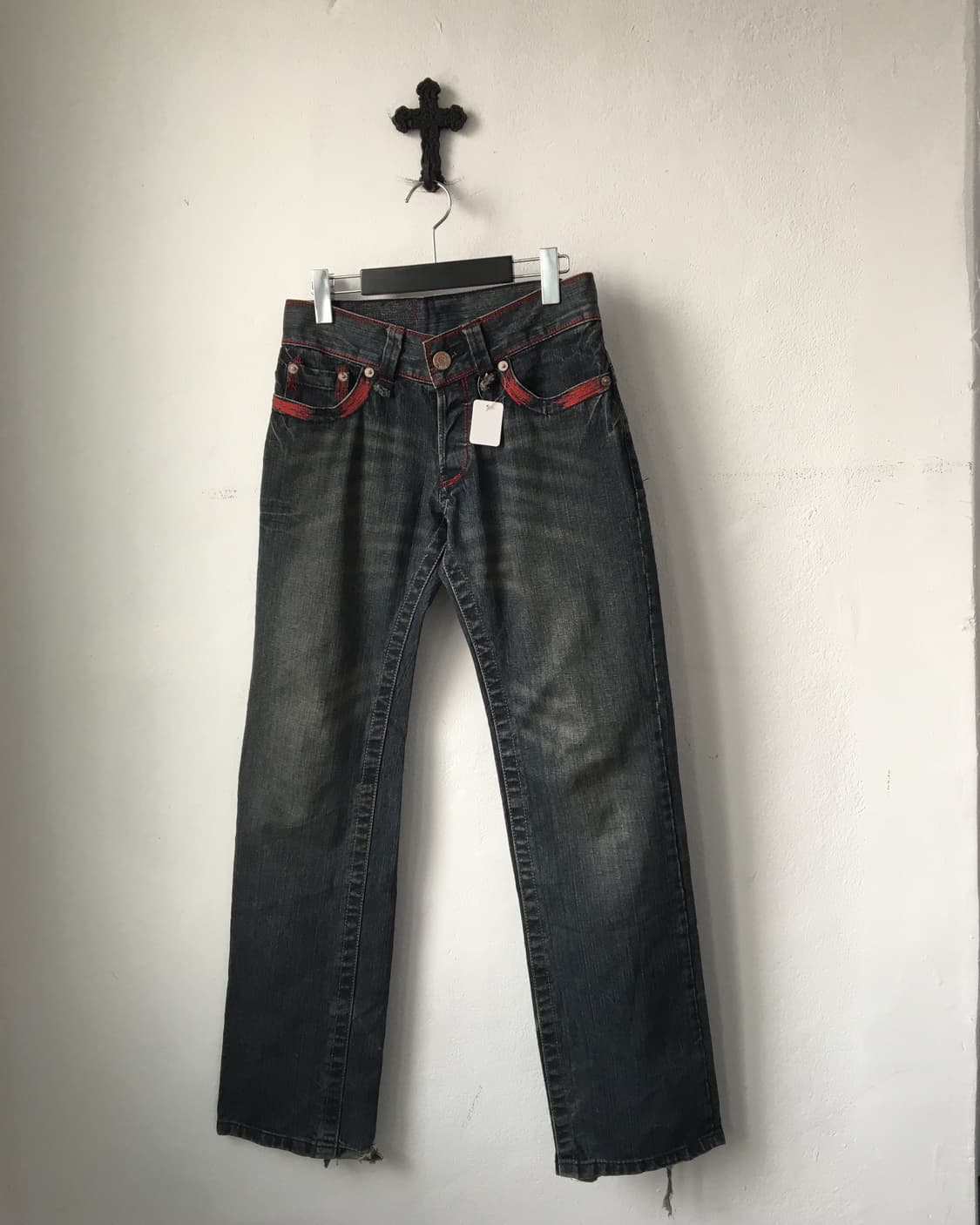 Back point washing denim pants 상품이미지3