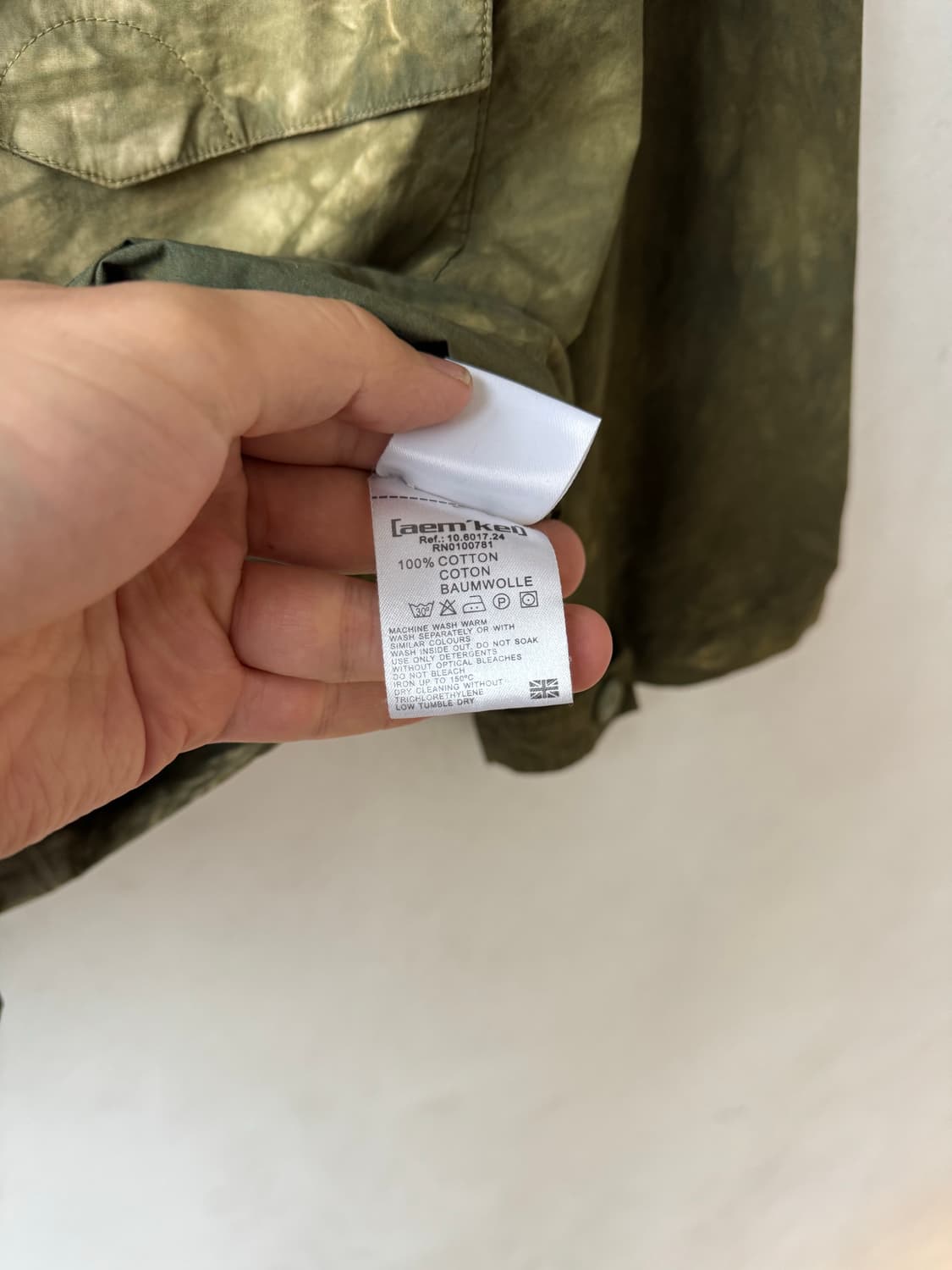 00s Aem’Kei 핸드다이 밀리터리 자켓 상품이미지8