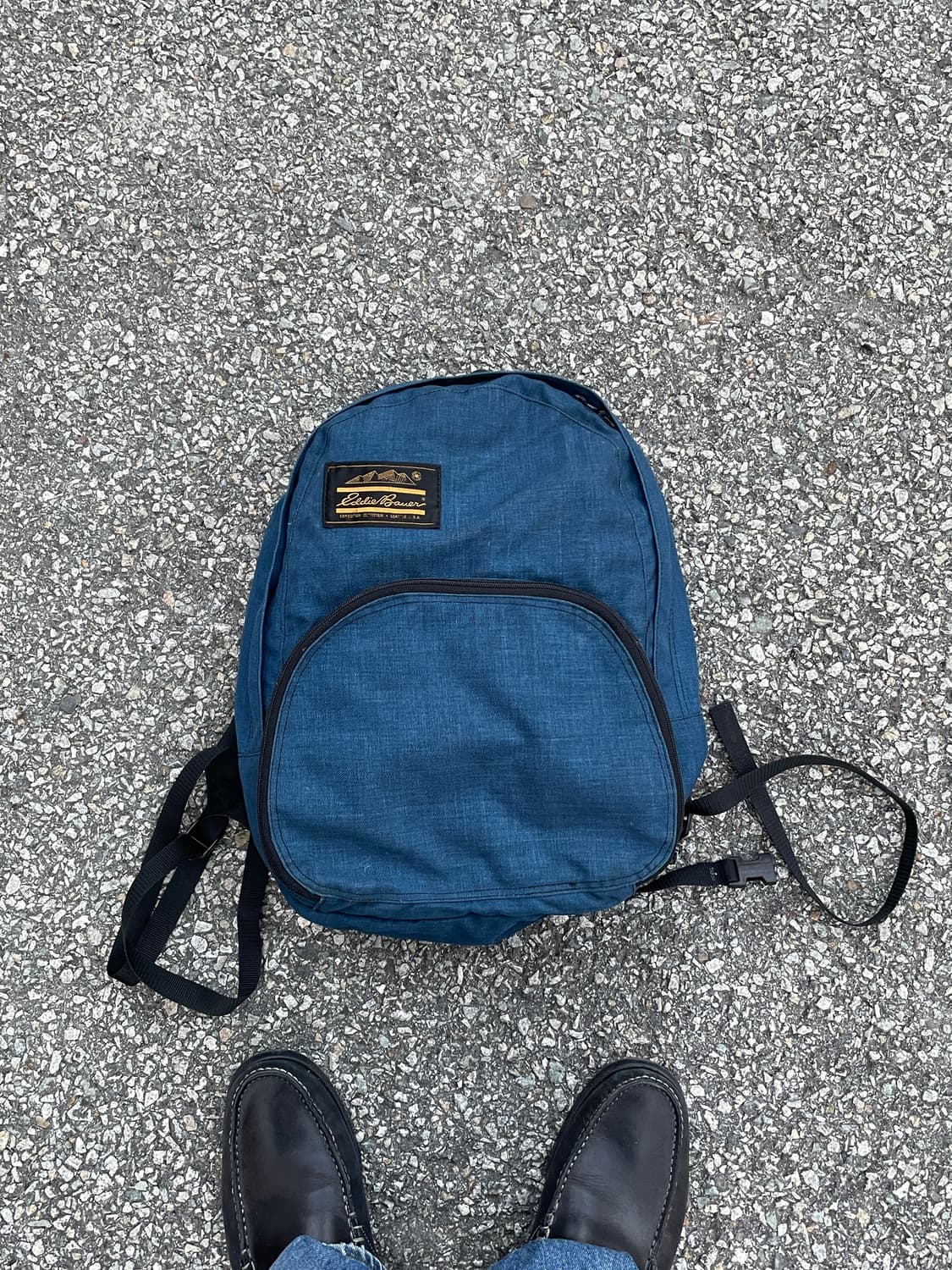 80s-90s Eddie Bauer Nylon Indigo Backapa 상품이미지5