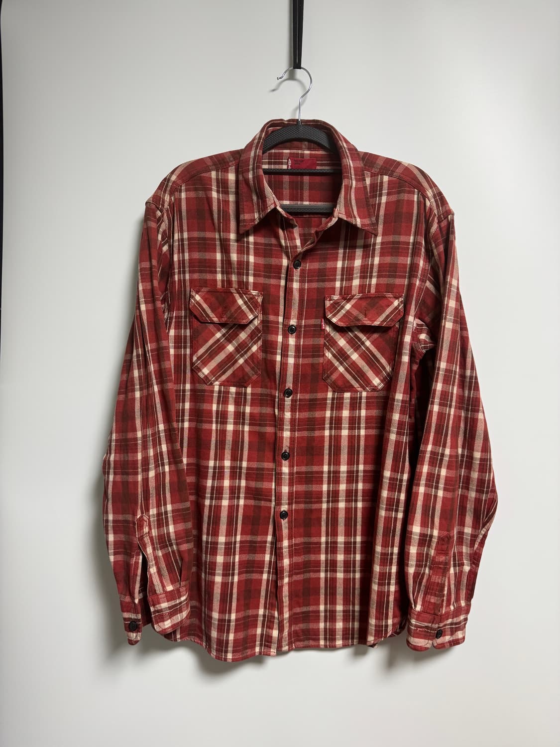 일본 리바이스 레드탭 체크 셔츠 100-105 상품이미지1