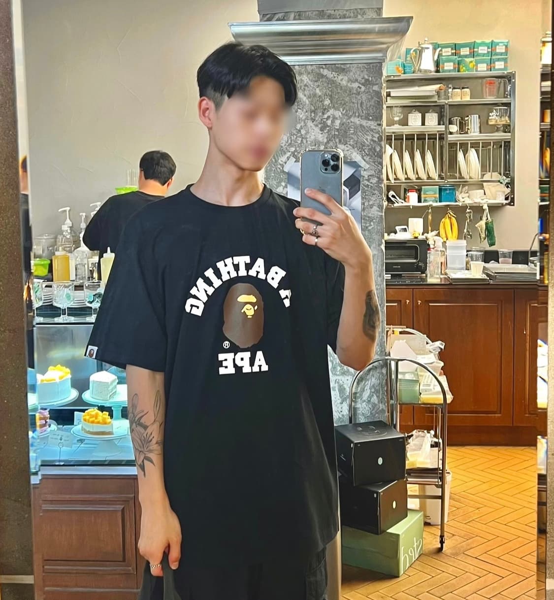 베이프 컬리지 반팔 2XL 110 상품이미지7
