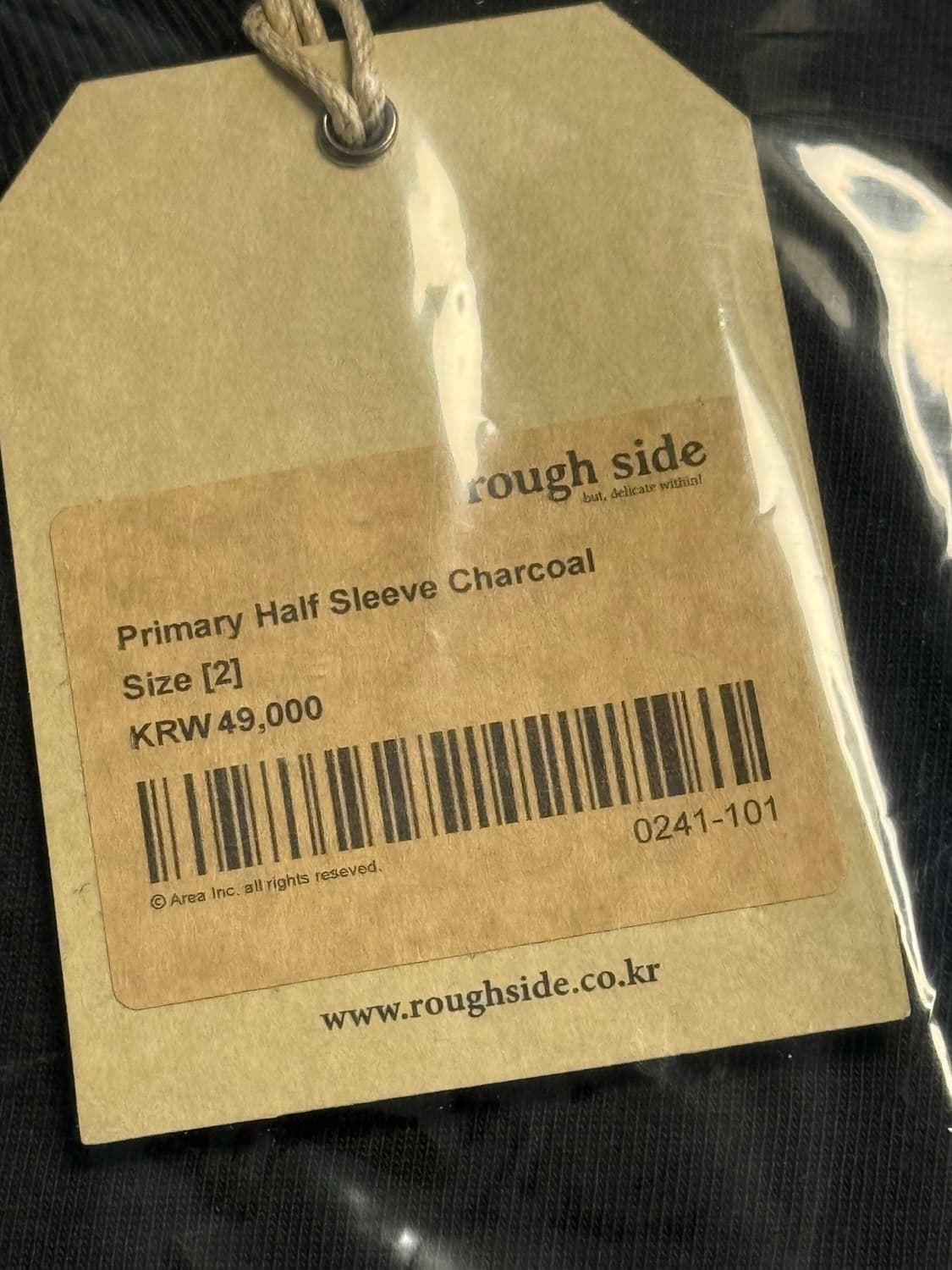 러프사이드 Primary Half Sleeve Charcoal 상품이미지4