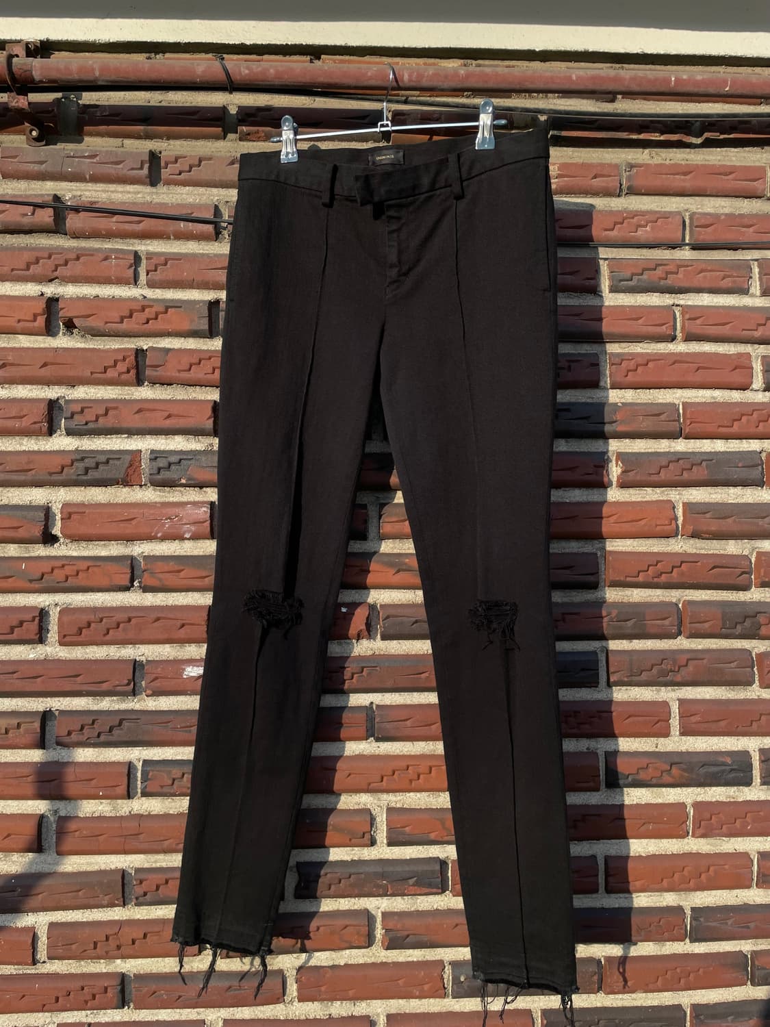 언더커버 블랙 디스트로이 스키니진 2사이즈 상품이미지1