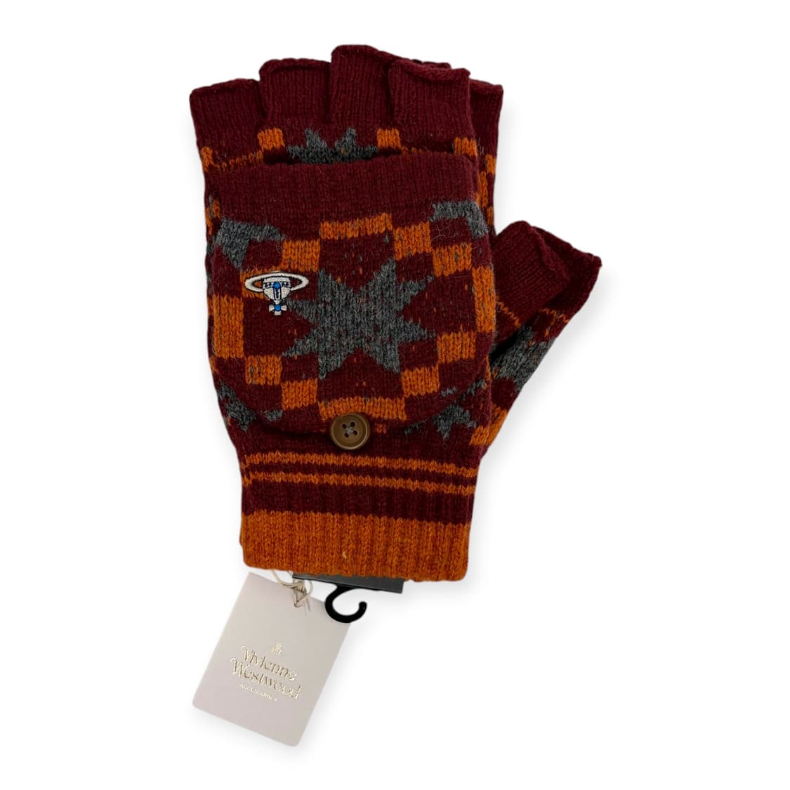 데드스탁 비비안웨스트우드 핑거리스 워머 장갑 상품이미지1