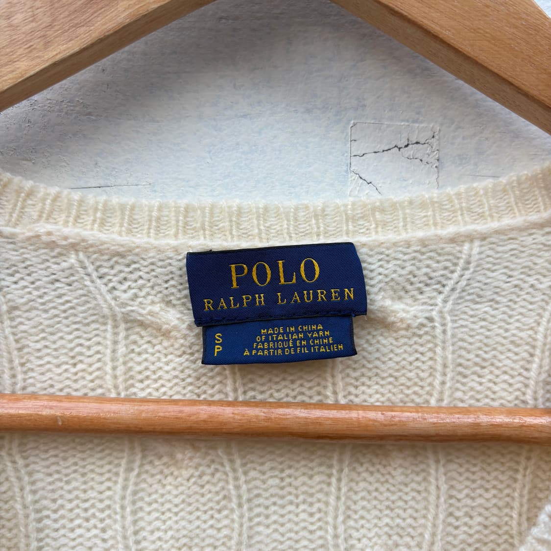 Polo 폴로 울 캐시미어 브이넥 니트 상품이미지3