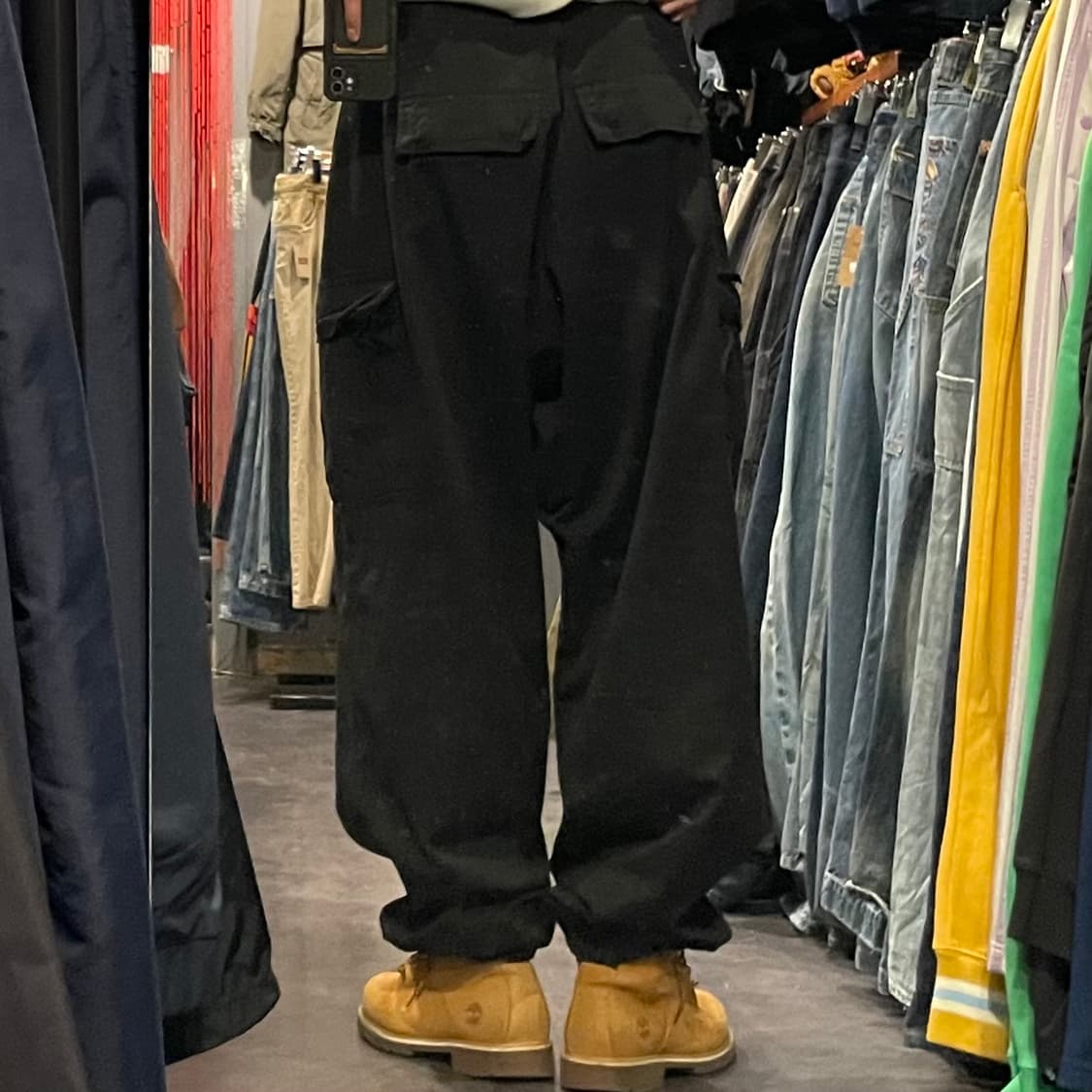 [IM] vtg advantex,inc 힙합 블랙 카고팬츠 상품이미지7