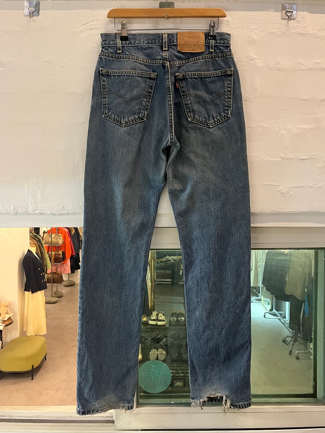 Levis 505 레귤러 스트레이트 데님 진 32x36 상품이미지7