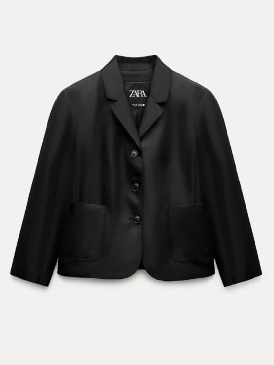[시착만] 프라다원단 자라 블랙 블레이저 S - 가벼운 방수, 상품이미지1