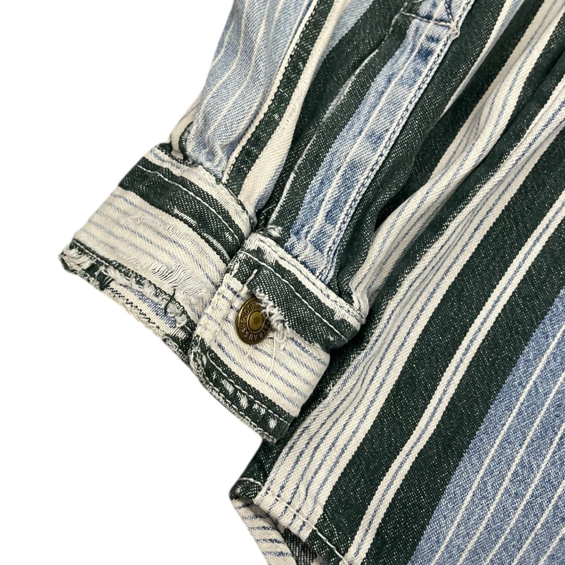 90s 리바이스 스트라이프 데님셔츠 상품이미지7