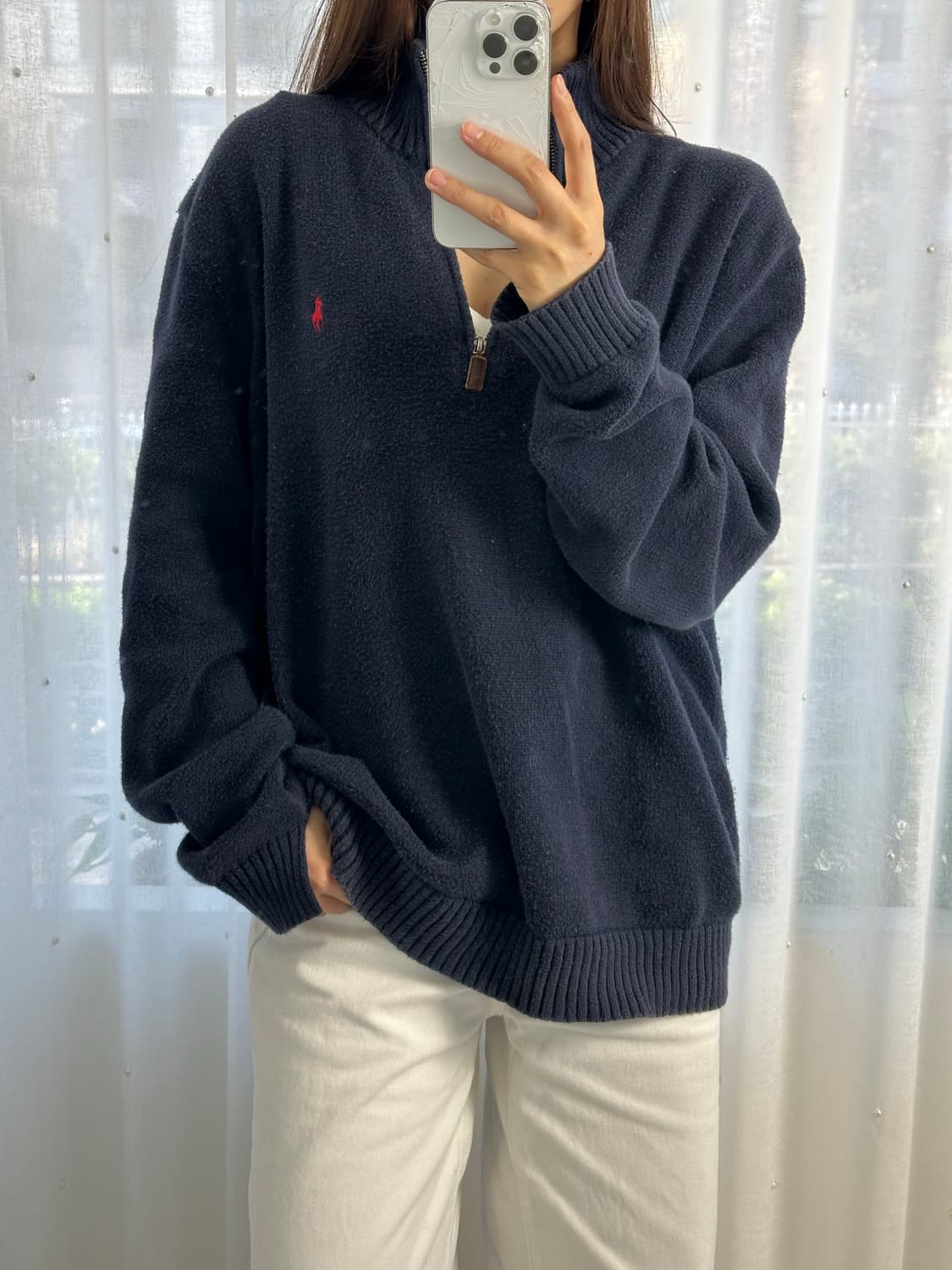 폴로랄프로렌 하프집 니트 상품이미지1