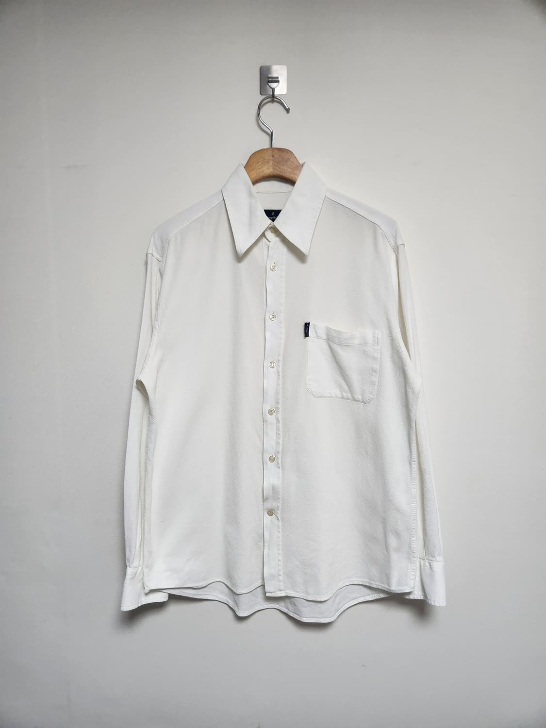 에르메네질도제냐 화이트 셔츠 M - S218 상품이미지1