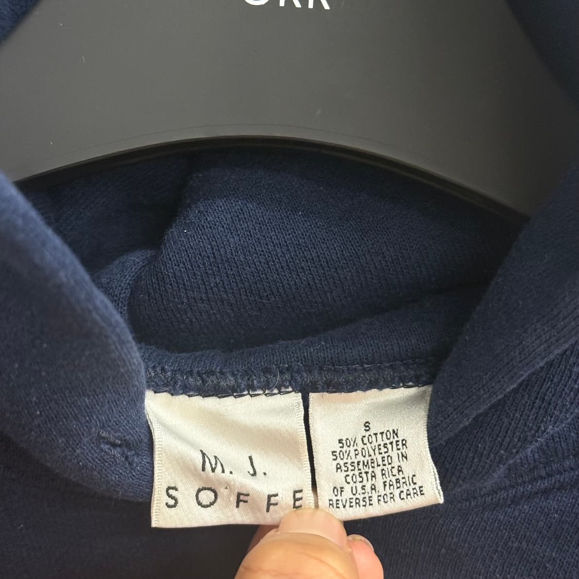 Soffe USA 네이비 Gymnastics 후드티 (S) 상품이미지2