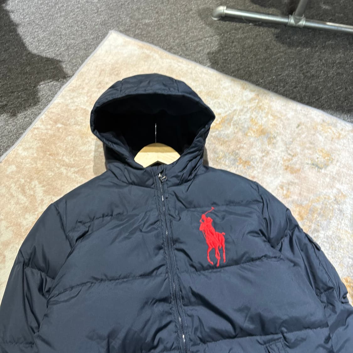 폴로 빅포니 사이드포켓 후드패딩점퍼 상품이미지5