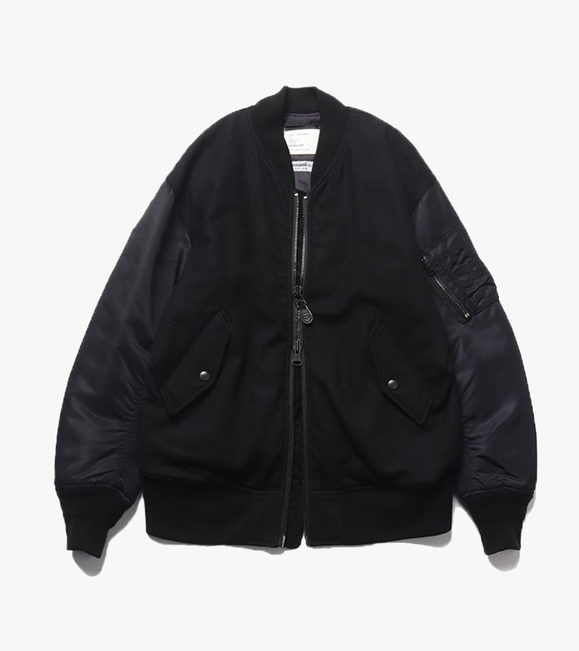 MONKEY TIME - NYLON FLANNEL COMBI MA-1 상품이미지1