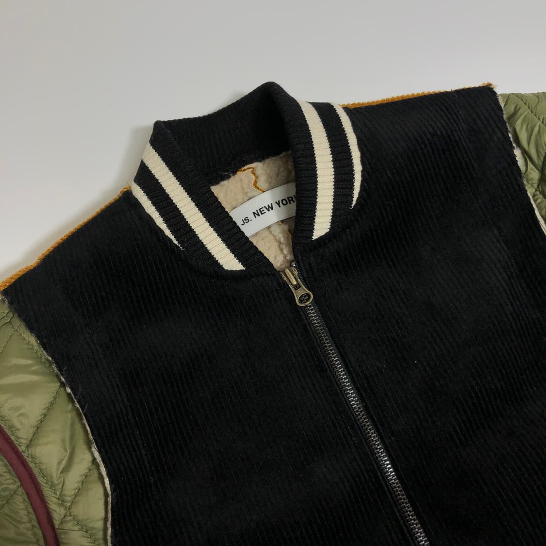 JS뉴욕 퀄팅 스웨이드 점퍼  상품이미지3